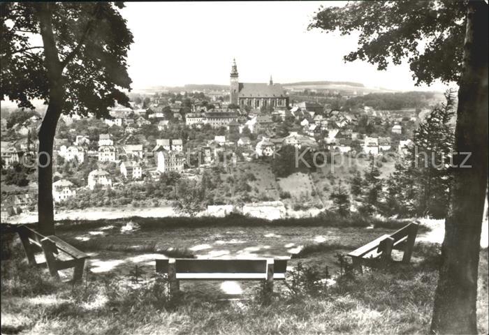 Schneeberg Erzgebirge Panorama Kirche