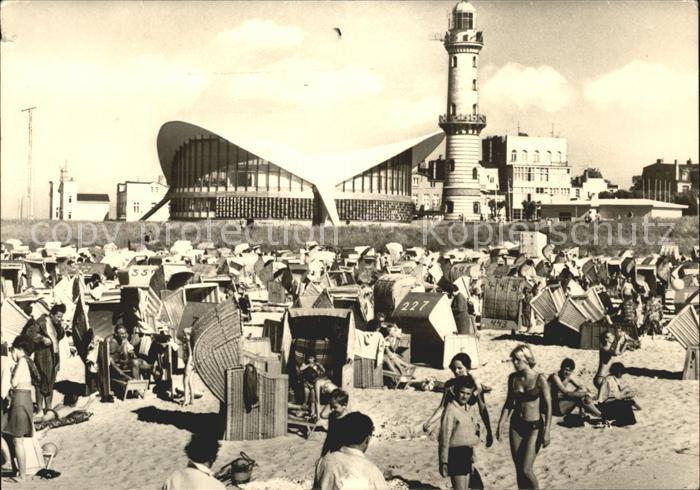 Warnemuende Ostseebad Teepott Strandpartie