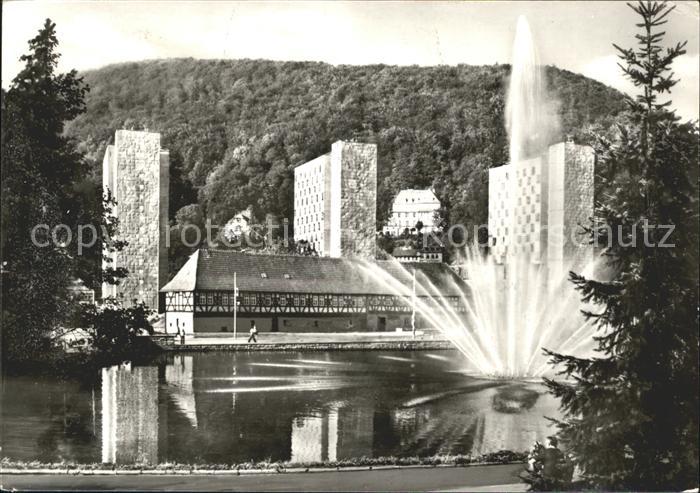 Suhl Thueringer Wald Waffenmuseum Springbrunnen