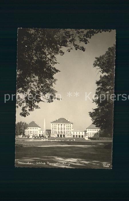 Muenchen Bayern Schloss Nymphenburg