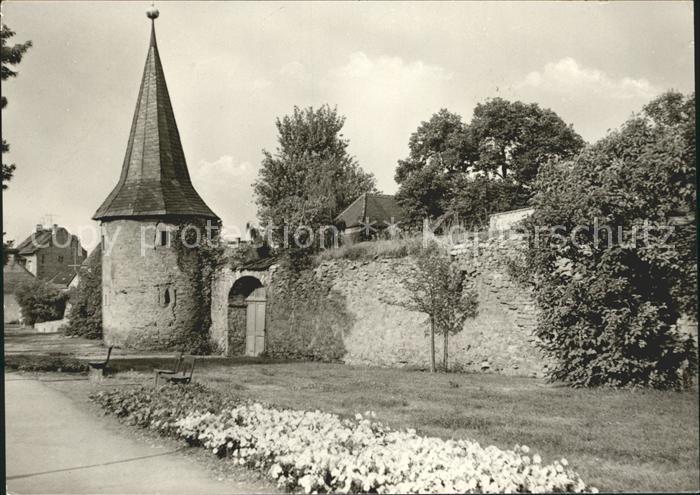 Soemmerda Alte Stadtmauer mit Turm