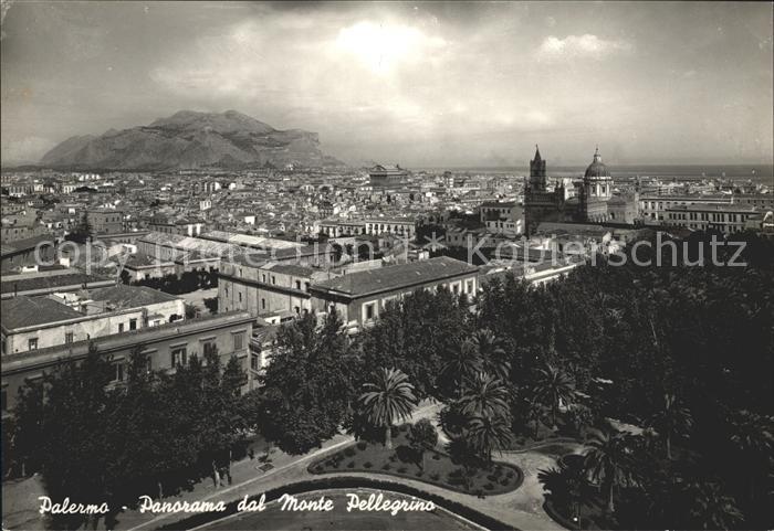 Palermo Sicilia Panorama dal Monte Pellegrino