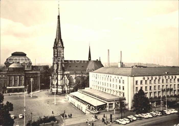 Karl-Marx-Stadt CHEMNITZ HO Hotel und Gaststaette Chemnitzer Hof Kirche