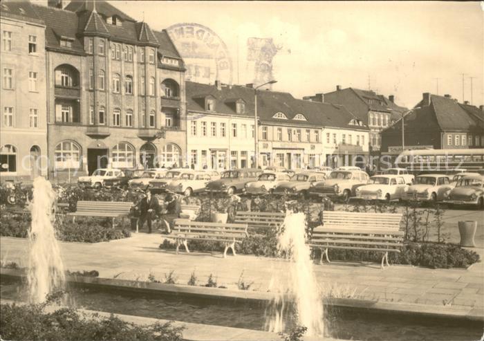 Brandenburg Havel Neustaedter Markt Springbrunnen