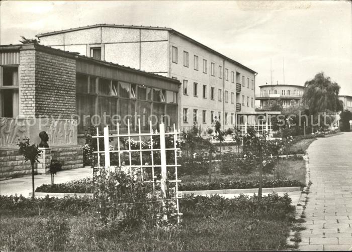 Gernrode Harz FDGB Erholungsheim Fritz Heckert