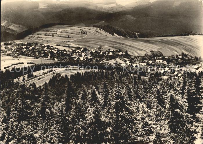 Meuselbach-Schwarzmuehle Blick von der Meuselbacher Kuppe