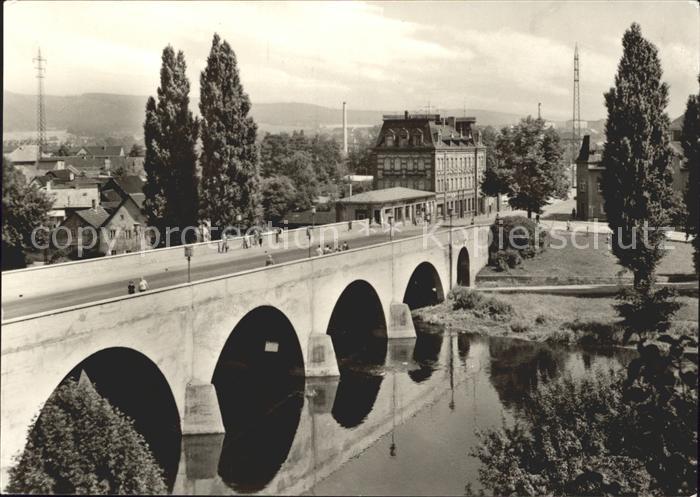 Saalfeld Saale Bruecke des Friedens
