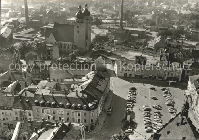 Plauen Vogtland Blick auf Altmarkt und Johanniskirche