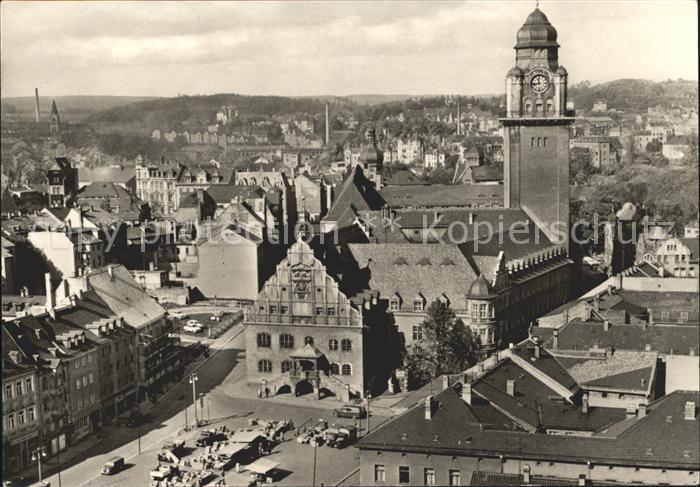 Plauen Vogtland Altmarkt mit Johanniskirche