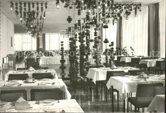Fichtelberg Oberwiesenthal FDGB Erholungsheim Am Fichtelberg Speisesaal