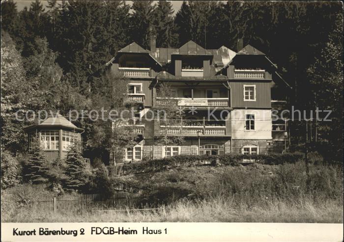 Baerenburg Sachsen FDGB Heim Haus 1