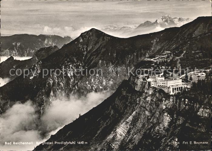 Bad Reichenhall Predigtstuhlbahn Gipfelstation Berghotel Predigtstuhl