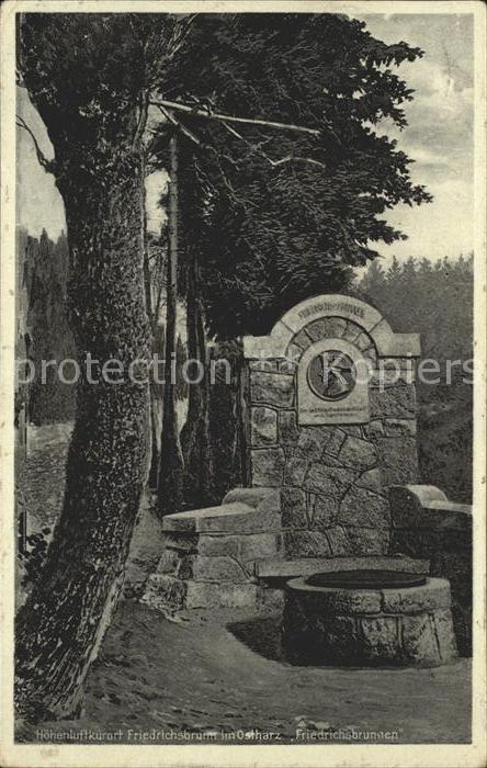Friedrichsbrunn Harz Friedrichsbrunnen