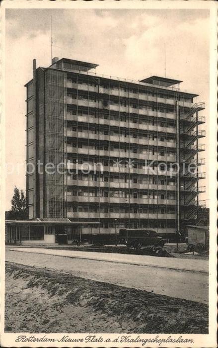 Rotterdam Nieuwe Flats Kralingscheplaslaan