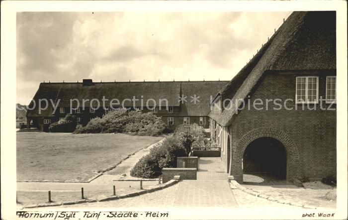 Hoernum Sylt Fuenf-Staedte-Heim