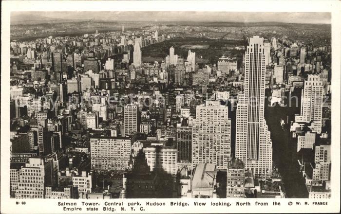 New York City Salmon Tower Central Park Hudson Bridge