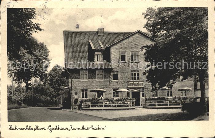 Hahnenklee-Bockswiese Harz Gasthaus Zum Auerhahn
