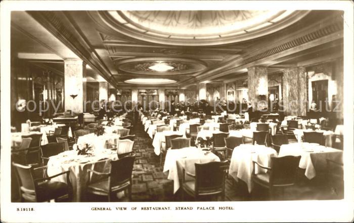 London Strand Palace Hotel Restaurant
