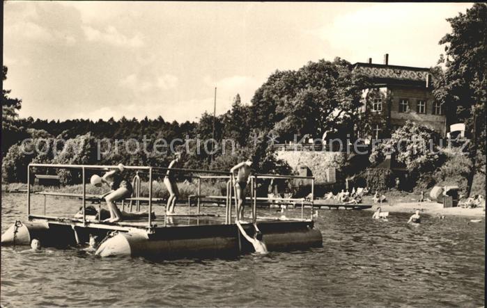 Buckow Maerkische Schweiz See-Badeanstalt FDGB-Erholugnsheim Theodor Fontane