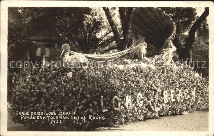 Long Beach California Pasadena Grand Prize Tournament of Roses