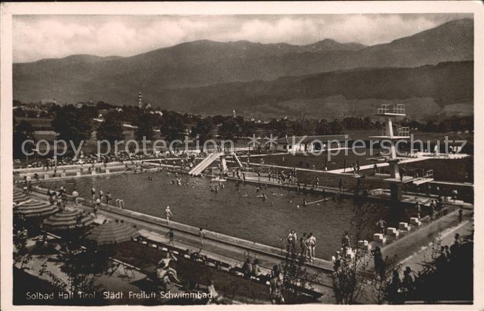 Hall Tirol Freiluft-Schwimmbad