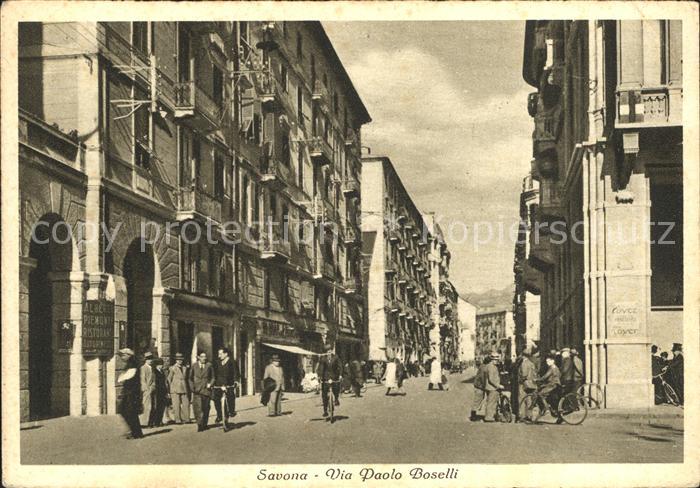 Savona Liguria Via Paolo Boselli