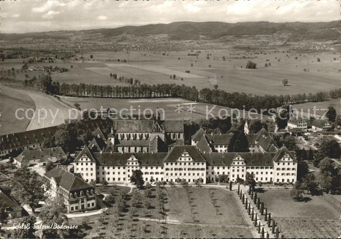 Salem Baden Schloss Salem Fliegeraufnahme