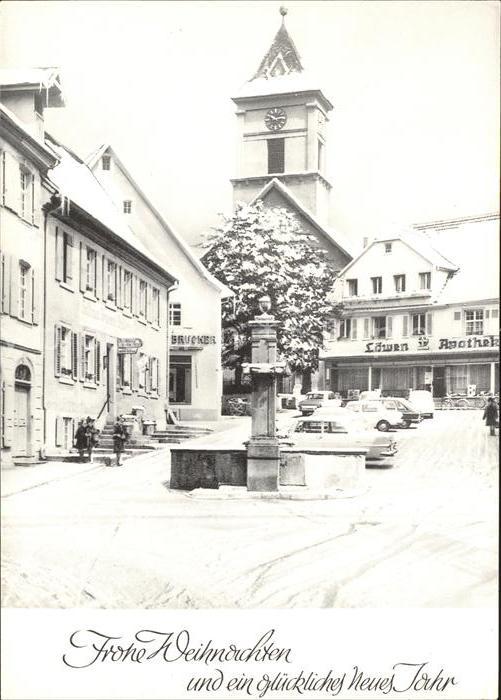 Kandern Marktplatz Loewen-Apotheke