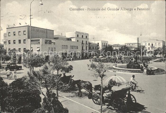 Cattolica Rimini Piazzale Grande Albergo e Pensioni