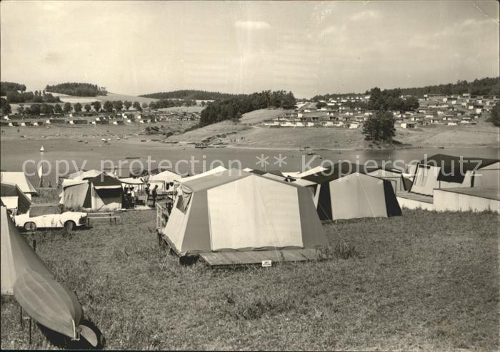 Plauen Vogtland Poehler Talsperre Zeltplatz Camping