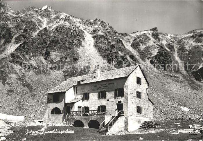 Sulden Solda Düsseldorferhütte Solda Rifugio Serrist