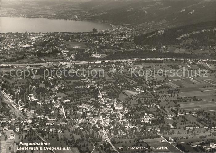 Lauterach Vorarlberg Fliegeraufnahme Foto-Risch-Lau-Nr. 1312