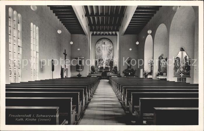 FREUDENSTADT BW Kath Kirche Inneres