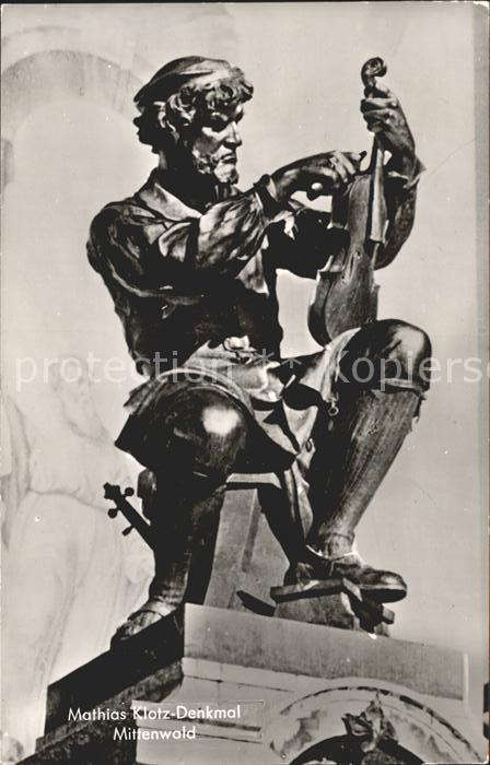 Mittenwald Karwendel Tirol Mathias Klotz Denkmal