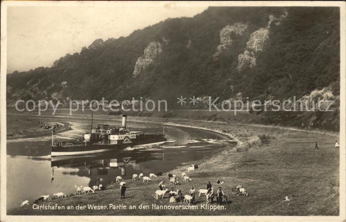 Carlshafen Partie an den Hannoverschen Klippen