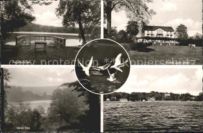 Sielbeck Holsteinische Schweiz Angelbruecke Hotel zum Uklei Ukleisee Kellersee M