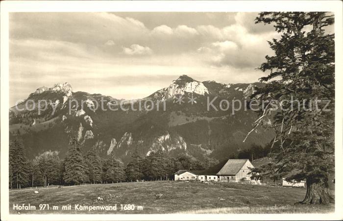 Kampenwand Chiemgau Hofalm