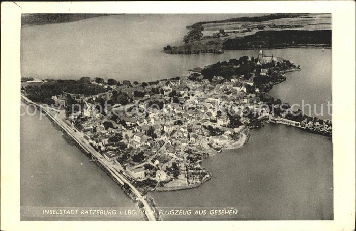 Ratzeburg Schleswig-Holstein Inselstadt Fliegeraufnahme