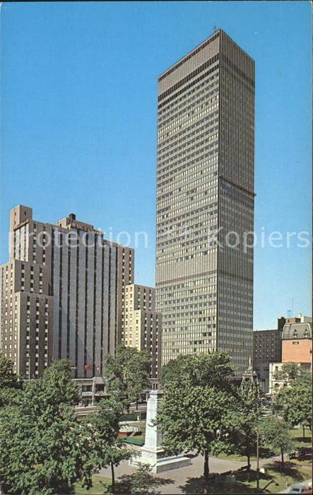 Montreal Quebec Dominion Square Park Sheraton Laurentien Hotel