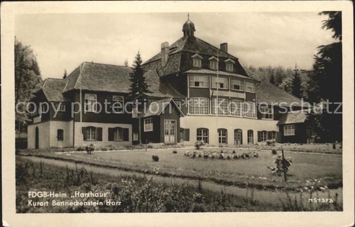 Benneckenstein FDGB Heim Harzhaus