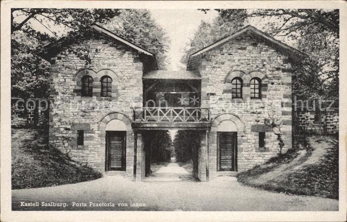 Saalburg Taunus Roemerkastell Porta Praetoria von innen