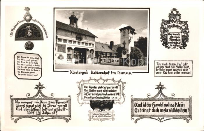 Rettershof Klostergut Rettershof im Taunus Sprueche