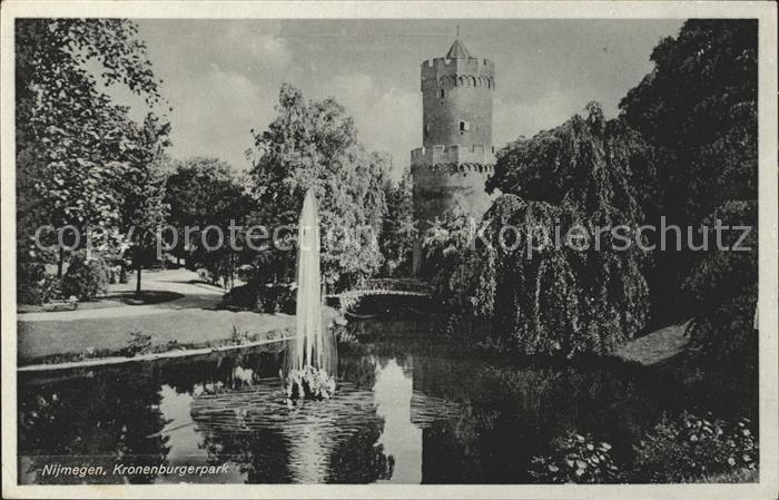Nijmegen Kronenburgerpark Turm Fontaene