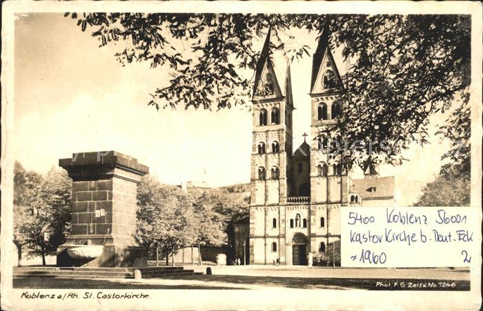 Koblenz Rhein St Castorkirche