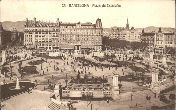 Barcelona Cataluna Plaza de Cataluna