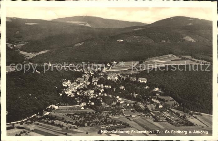 Falkenstein Taunus Gr Feldberg und Altkoenig Panorama