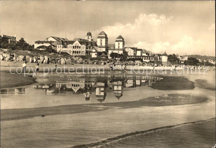 Binz Ruegen Ortsansicht Strandpartie