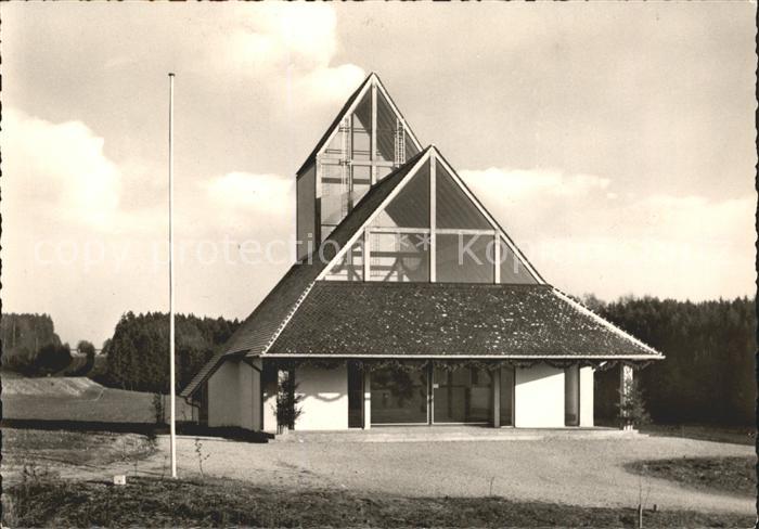 Adelsried Autobahnkirchlein Maria Autobahn Muenchen Stuttgart Ausfahrt Adelsried