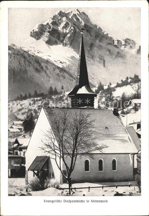 Mittenwald Bayern Ev Diasporakirche