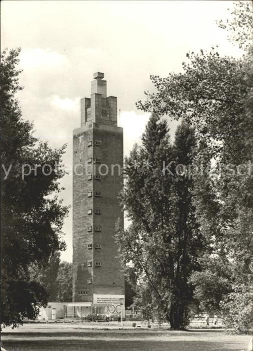 MAGDEBURG  CITY Aussichtsturm im Kulturpark Rotehorn